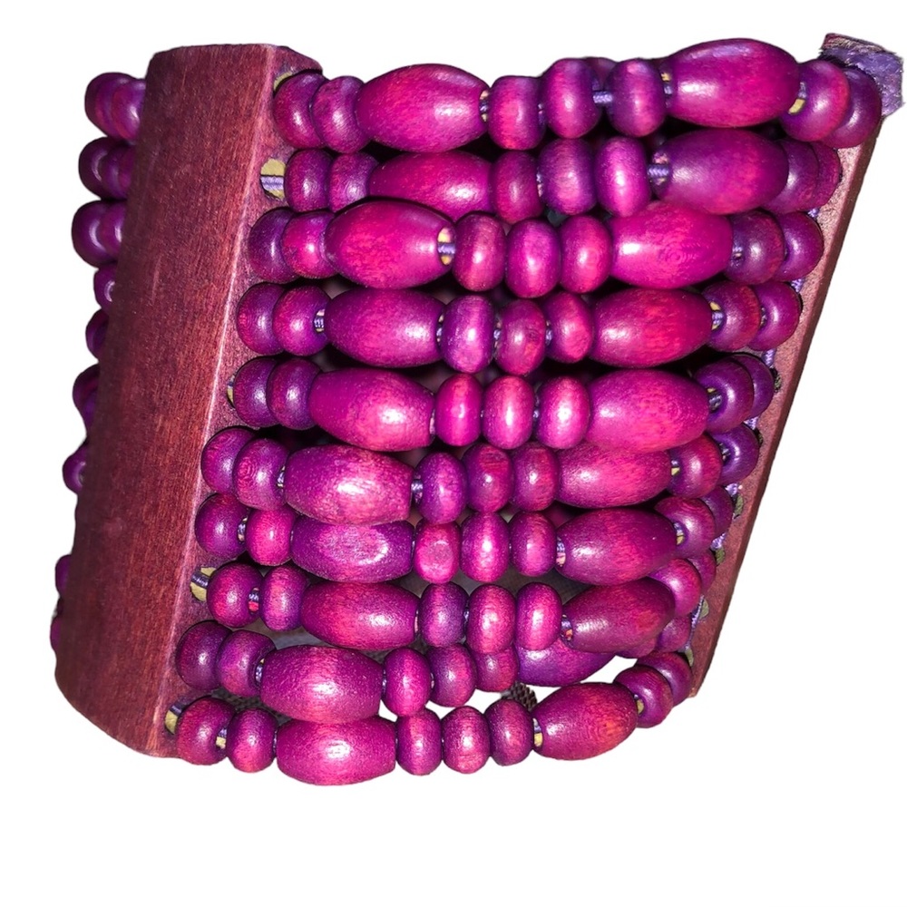 Purple Beaded Bracelet